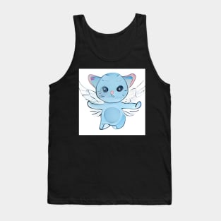 BLUE ANGEL CAT Tank Top